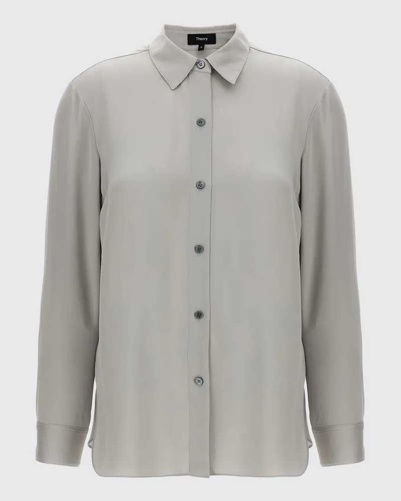 Theory Hemdbluse damen Silber