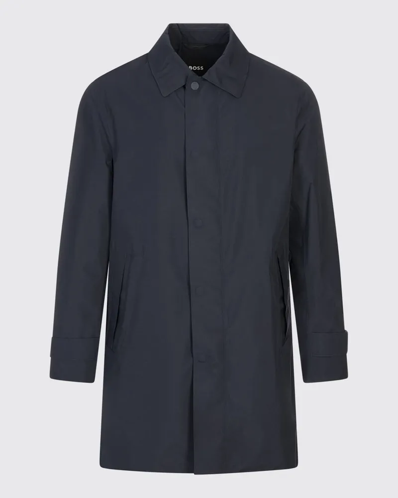 HUGO BOSS Mantel herren Blau