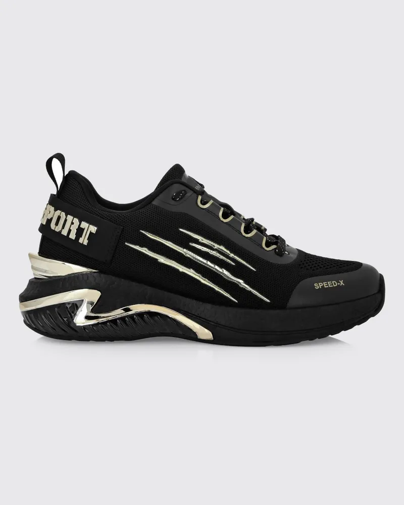 Philipp Plein Mesh-Sneakers Schwarz