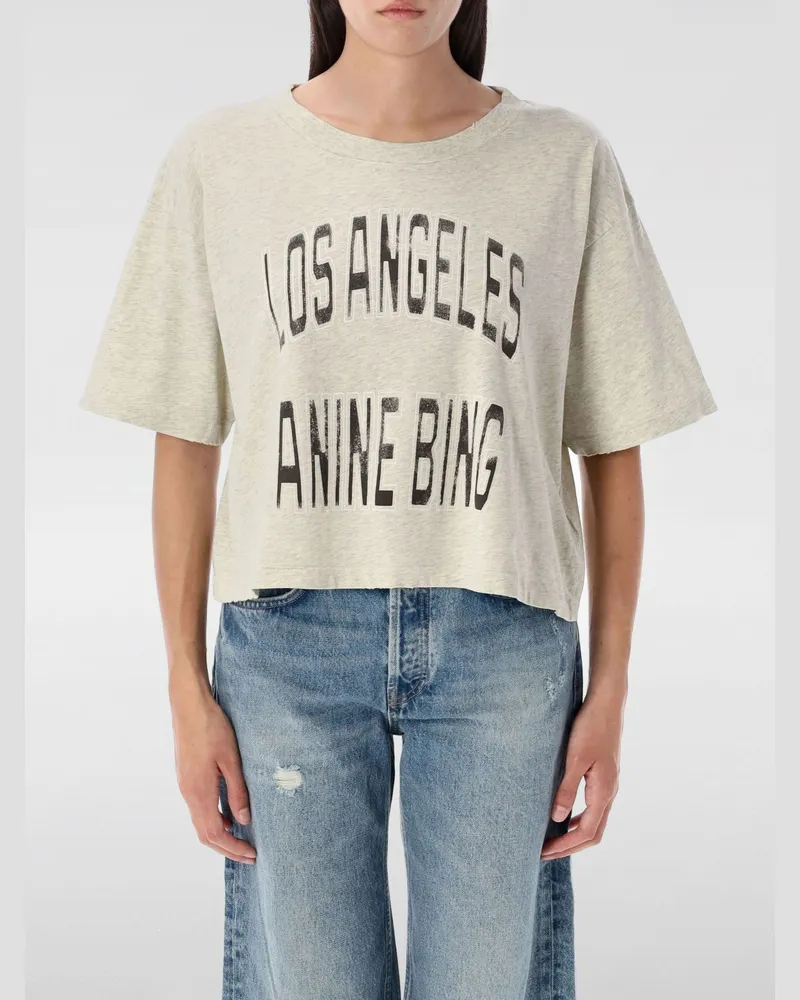 Anine Bing T-shirt damen Grau