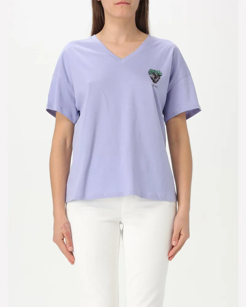Liu Jo T-shirt damen Lila