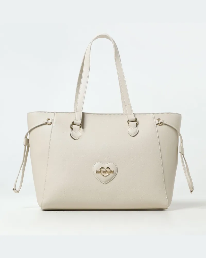 Moschino Schultertasche damen Ivory