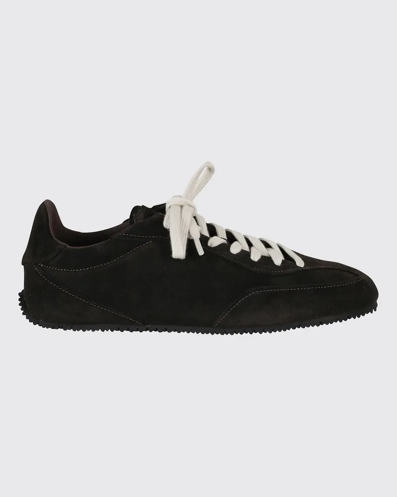 Axel Arigato Daze Runner Sneaker aus Velours-Kalbsleder mit Ton-in-Ton-Logo Braun
