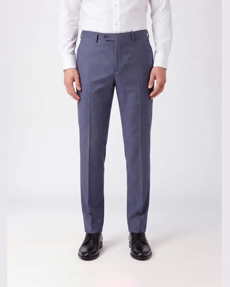 Incotex Slim-Fit Chino-Hose aus reiner Schurwolle Grau