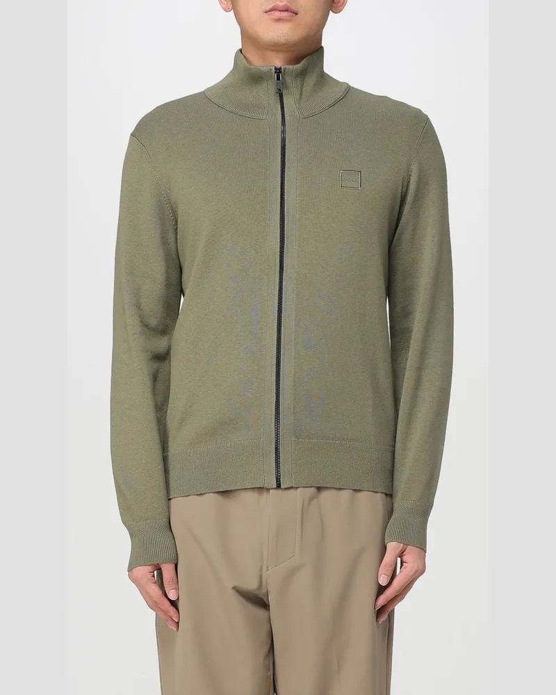 HUGO BOSS Strickjacke herren Grün