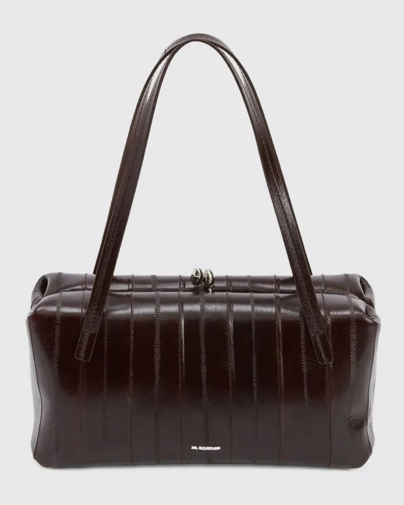 Jil Sander Schultertasche damen Braun
