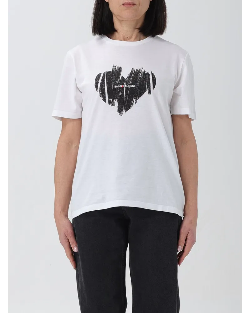 Saint Laurent T-shirt Weiß