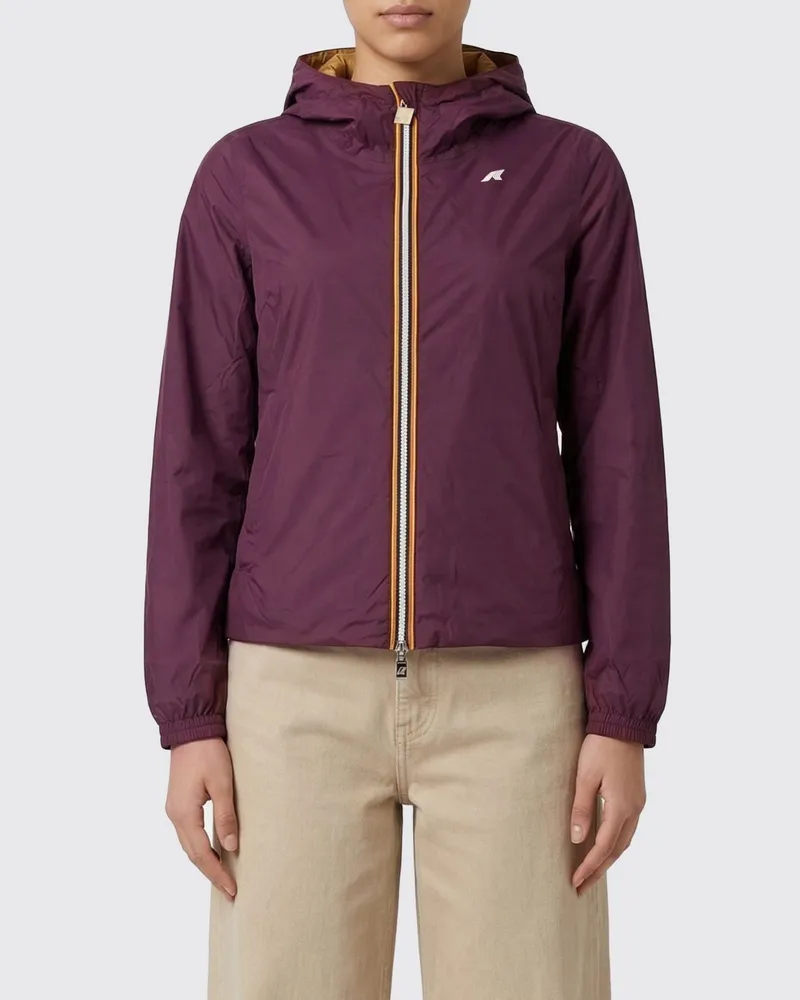 K-Way Jacke damen Weinrot