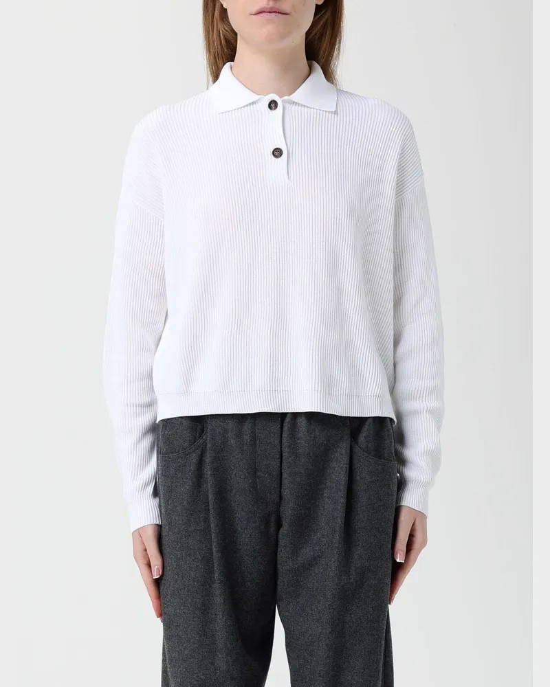 Brunello Cucinelli Polo damen Weiß
