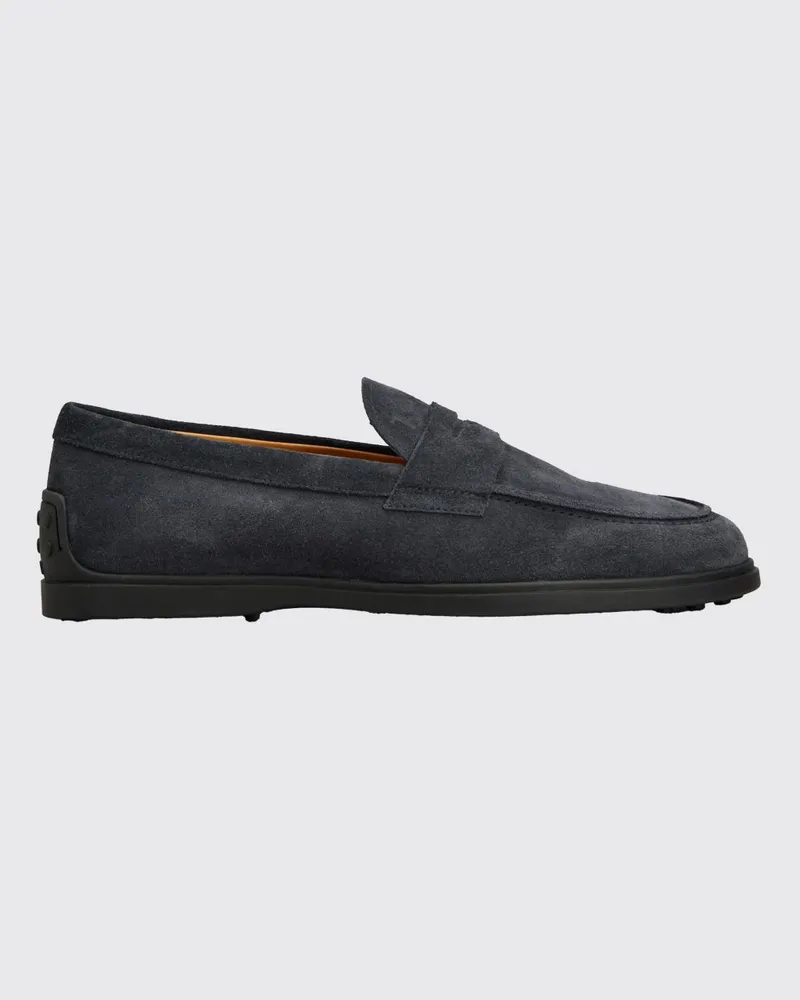 TOD'S Wildleder-Mokassins Blau