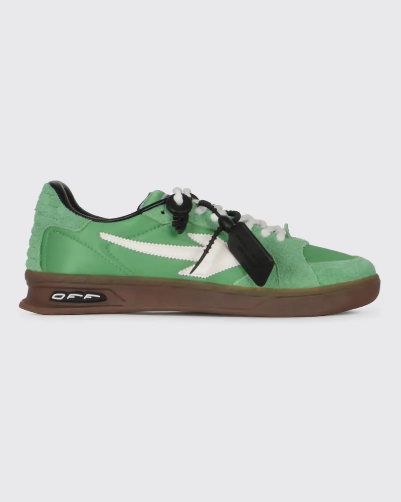 OFF-WHITE End of Play Sneakers aus Wildleder und Nylon Weiss