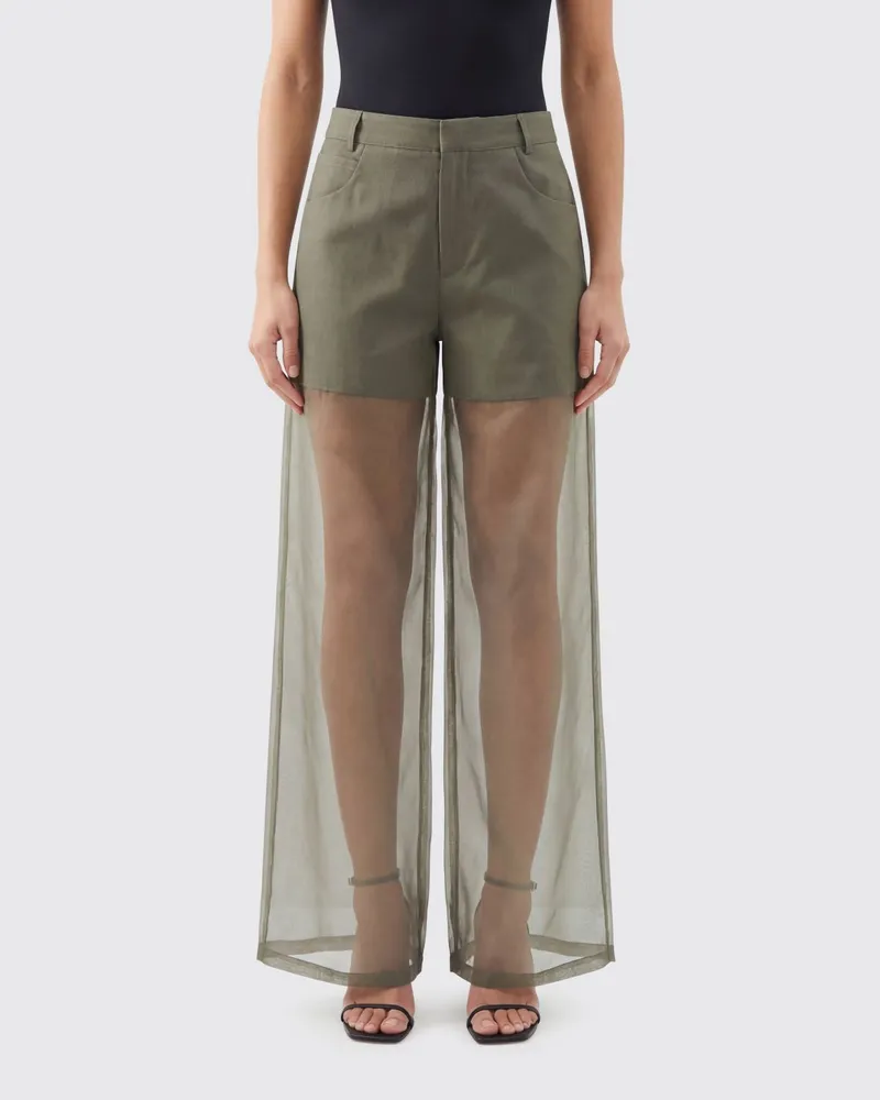 Federica Tosi Hose damen Grün