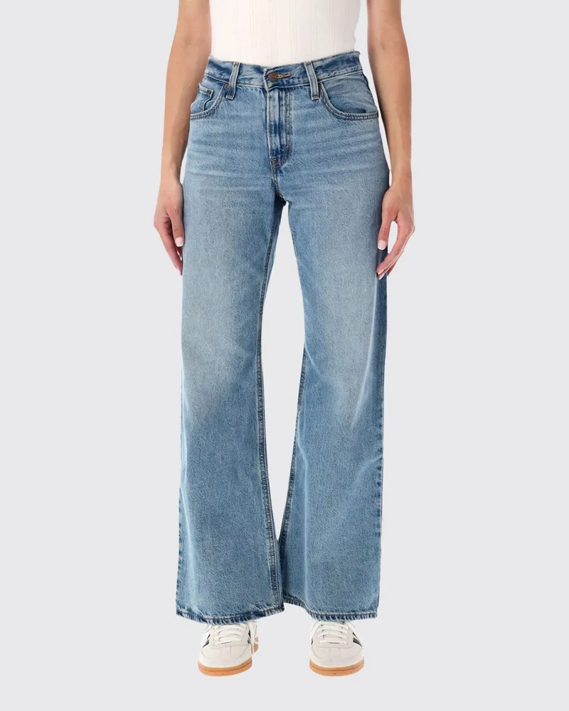 Levi's Flared Jeans mit mittlerer Leibhöhe von aus Baumwolldenim im Five-Pocket-Design Denim