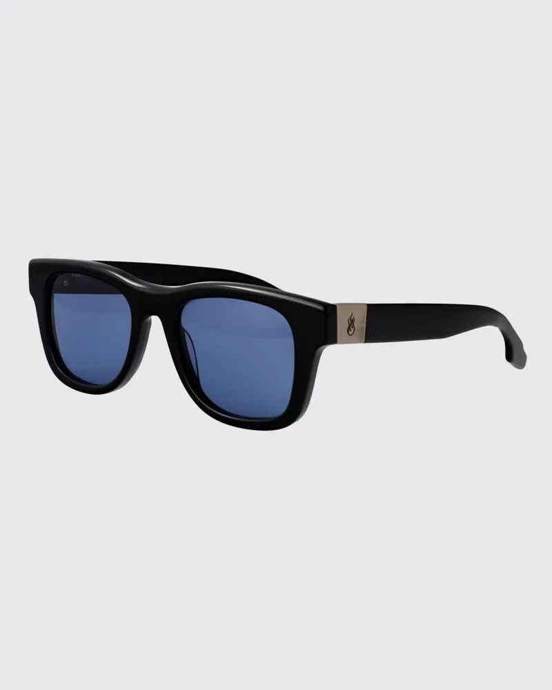 Vision Of Super The Way Monogramm-Acetat-Aviator-Sonnenbrille von Blau