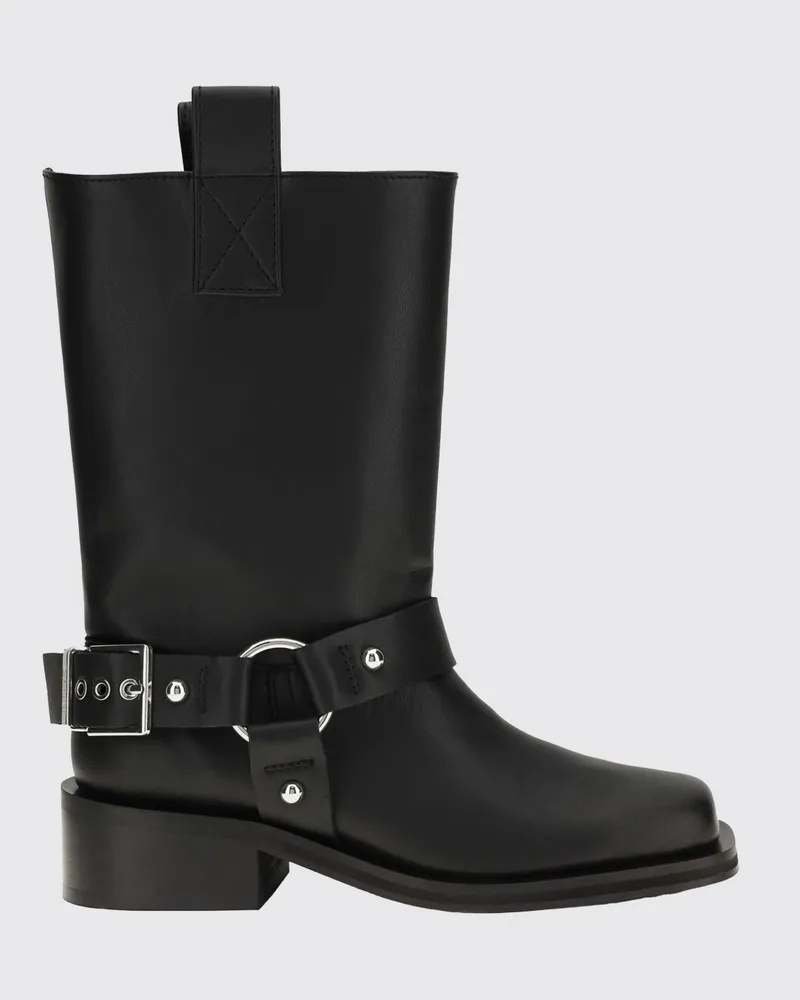 Ganni Flache stiefeletten damen Schwarz