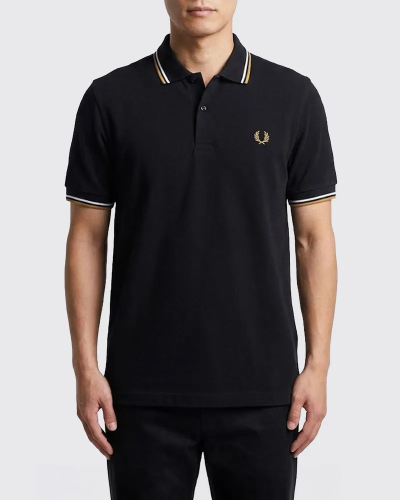 Fred Perry T-shirt herren Schwarz