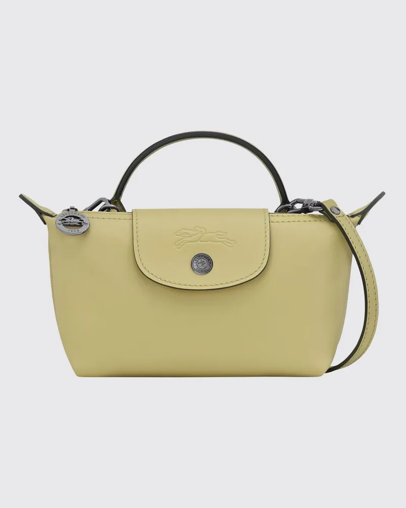 Longchamp Schultertasche damen Gelb