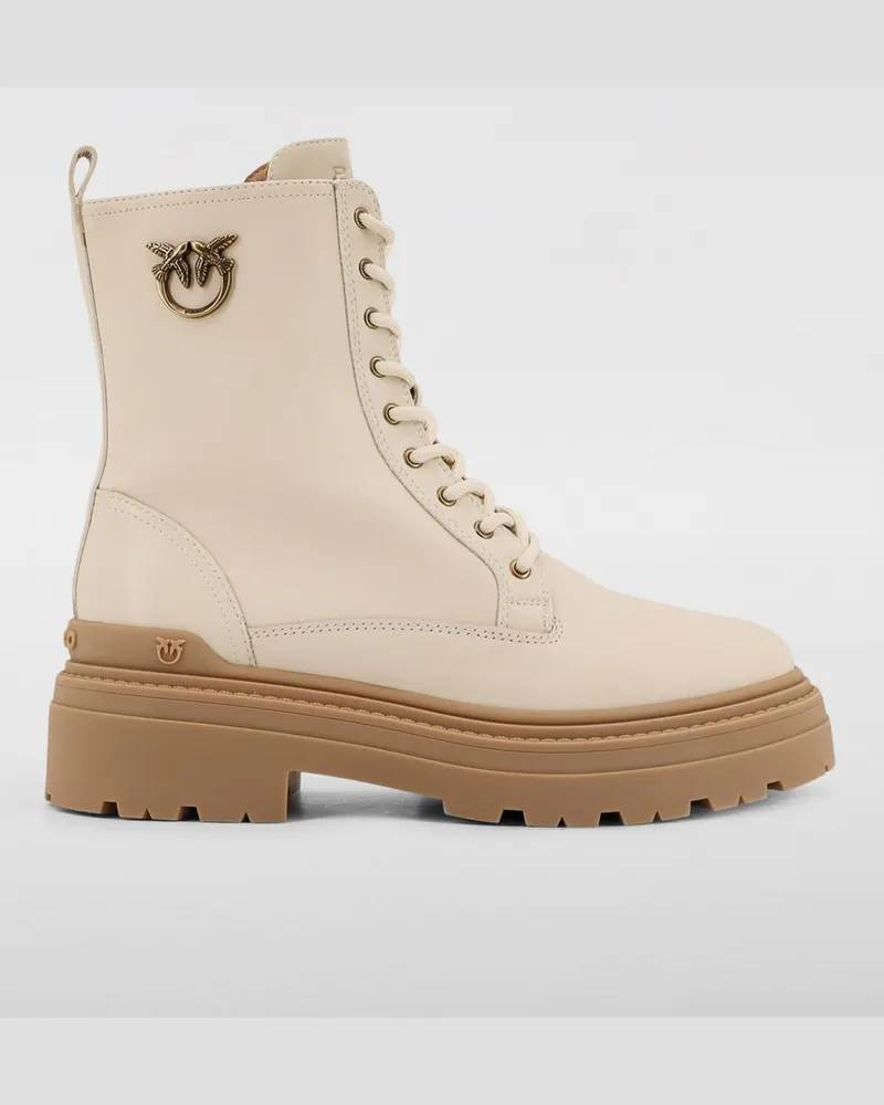 Pinko Flache stiefeletten damen Cream