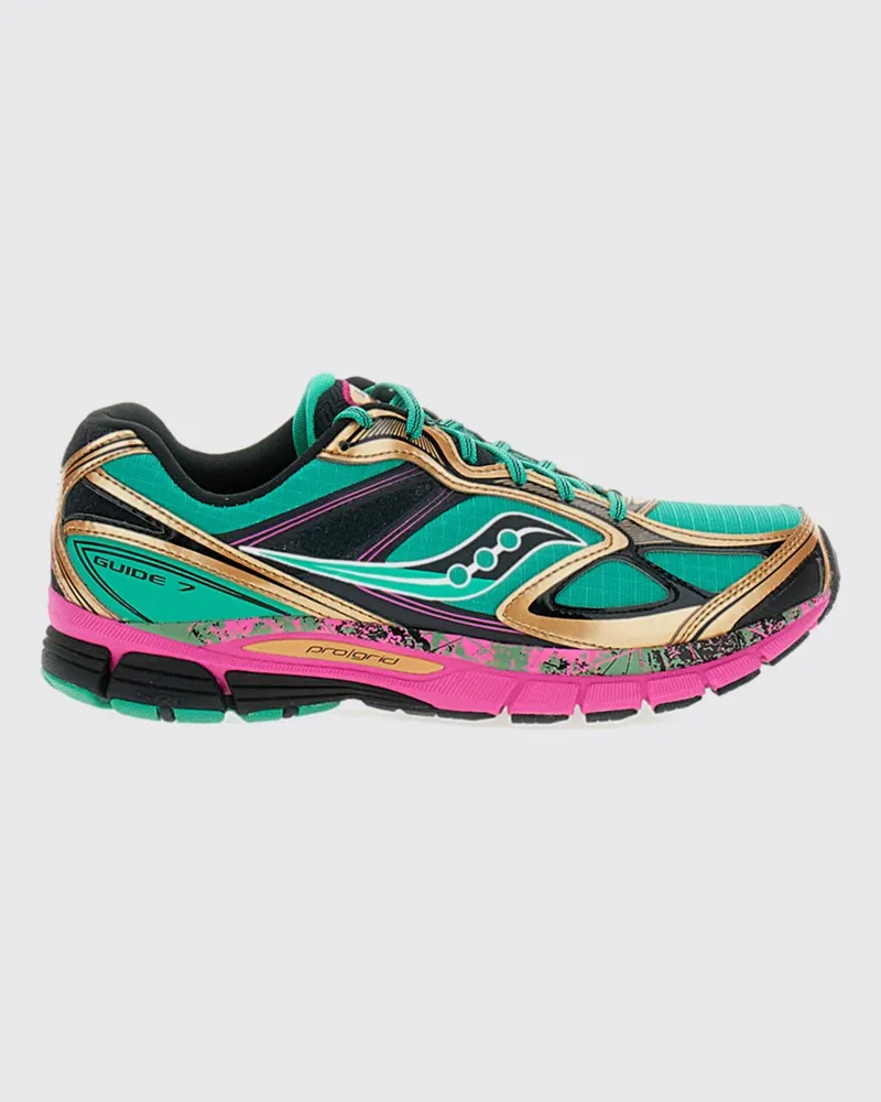 Saucony Progrid Guide Sneakers aus technischem Gewebe und Gummi Bunt