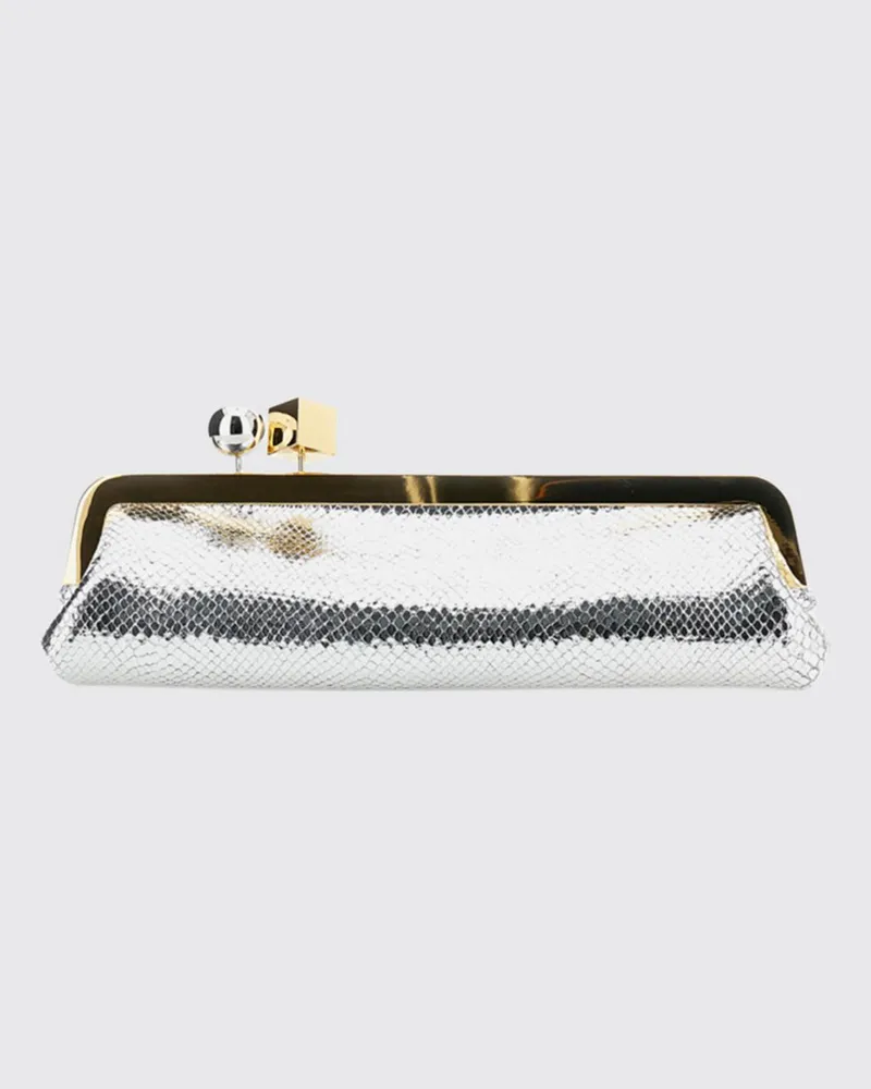 Jacquemus Schultertasche damen Silber