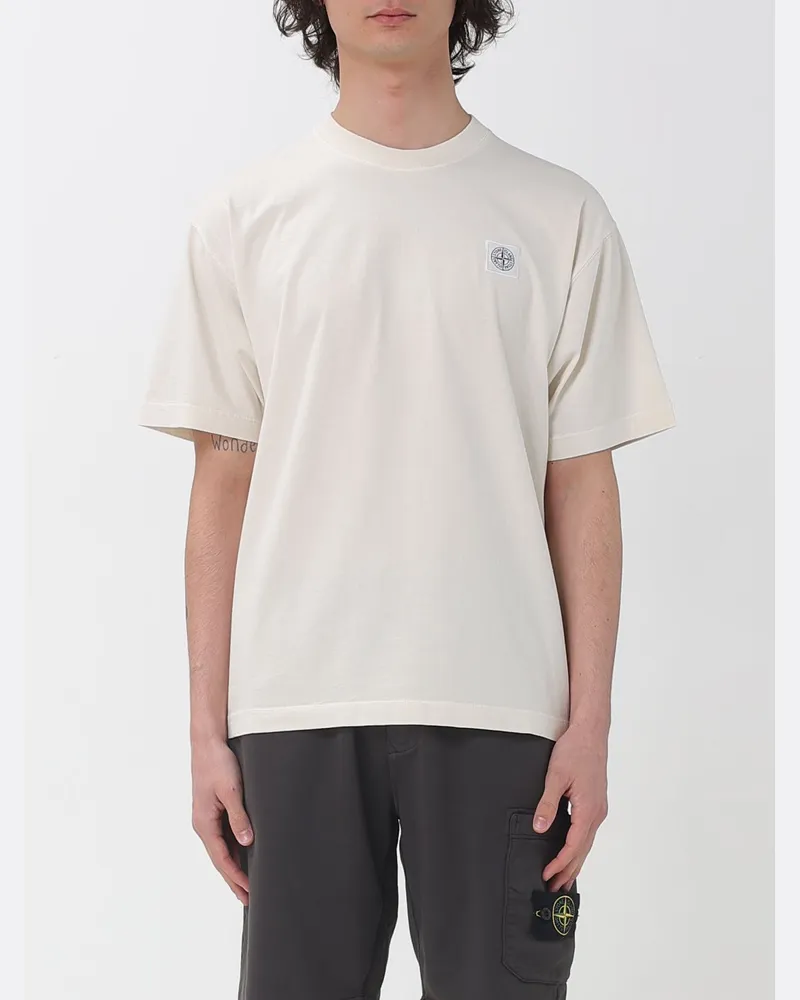 Stone Island T-shirt herren Ivory
