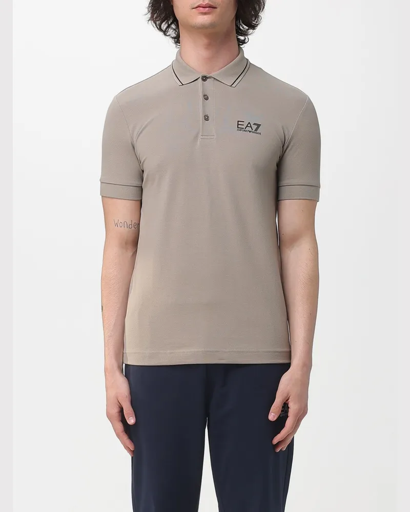 EA7 Polo herren Taubengrau