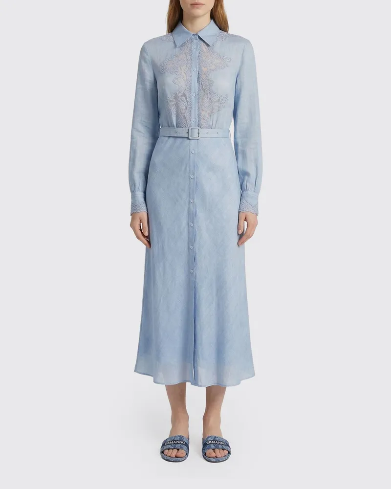 Ermanno Scervino Kleid damen Blau
