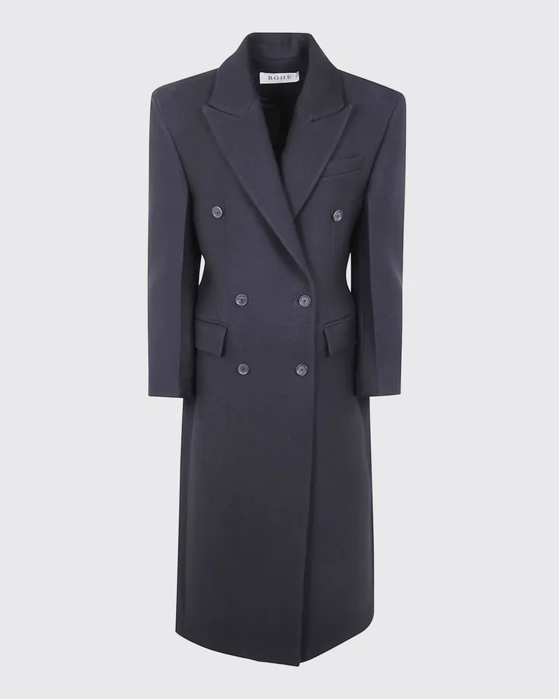 Róhe Mantel damen Schwarz