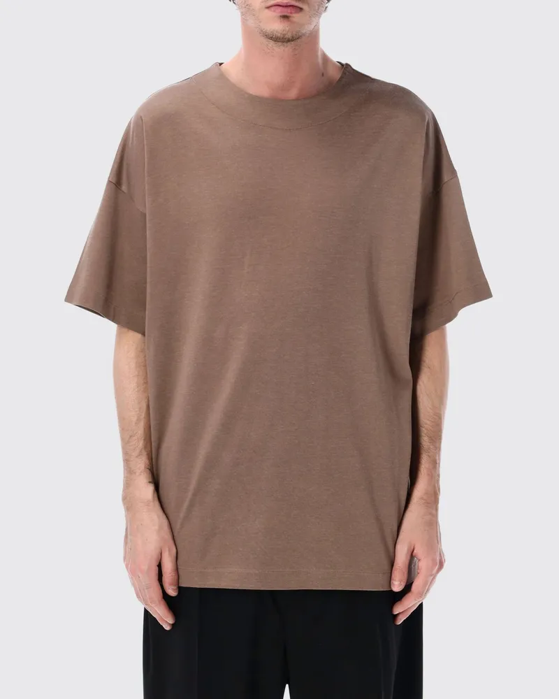 Fear of God Relaxed T-Shirt aus Baumwollmischung Nude