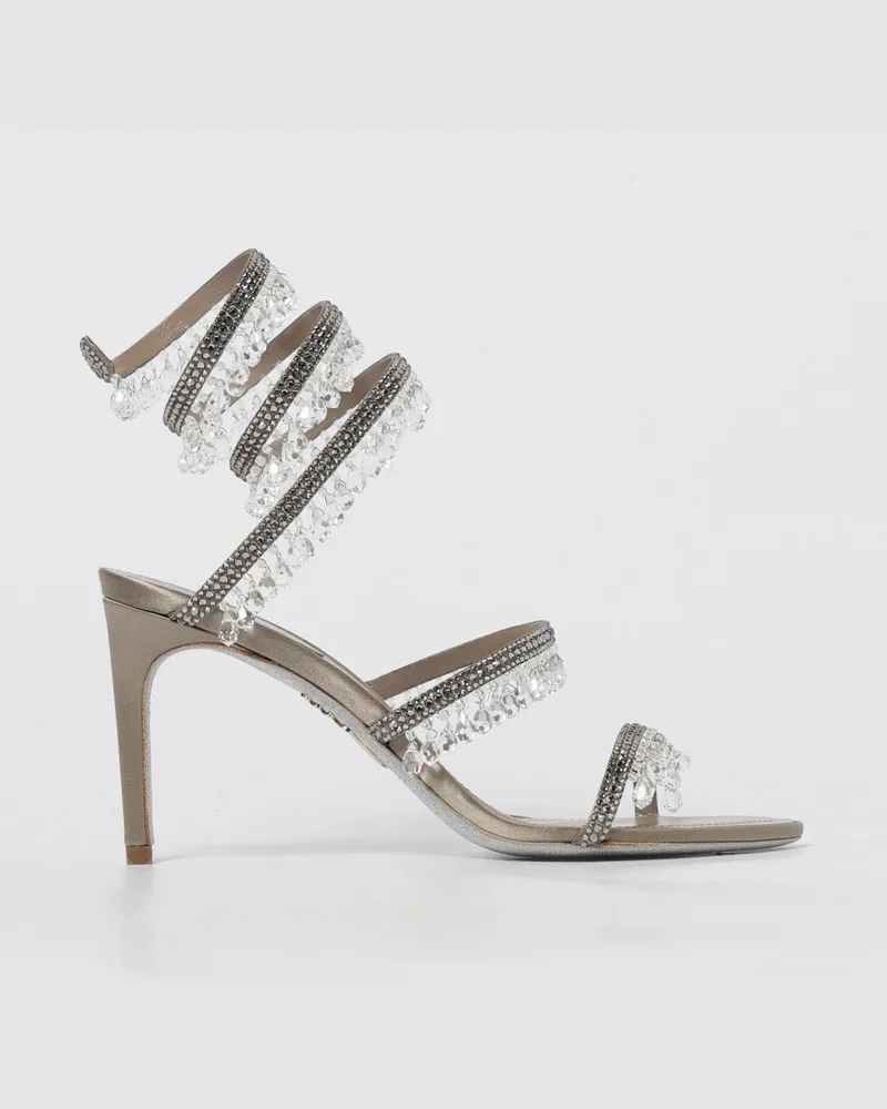 René Caovilla Sandalen mit absatz damen Grau