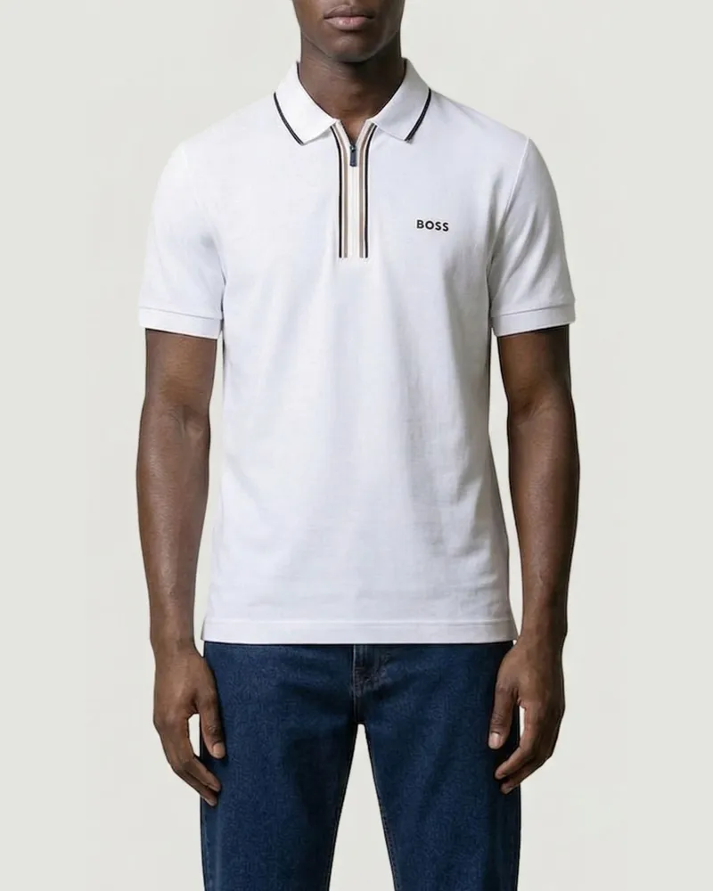HUGO BOSS Polo herren Weiß