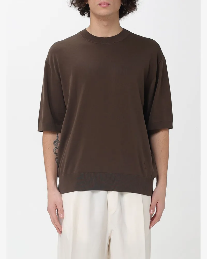 Laneus T-shirt herren Braun