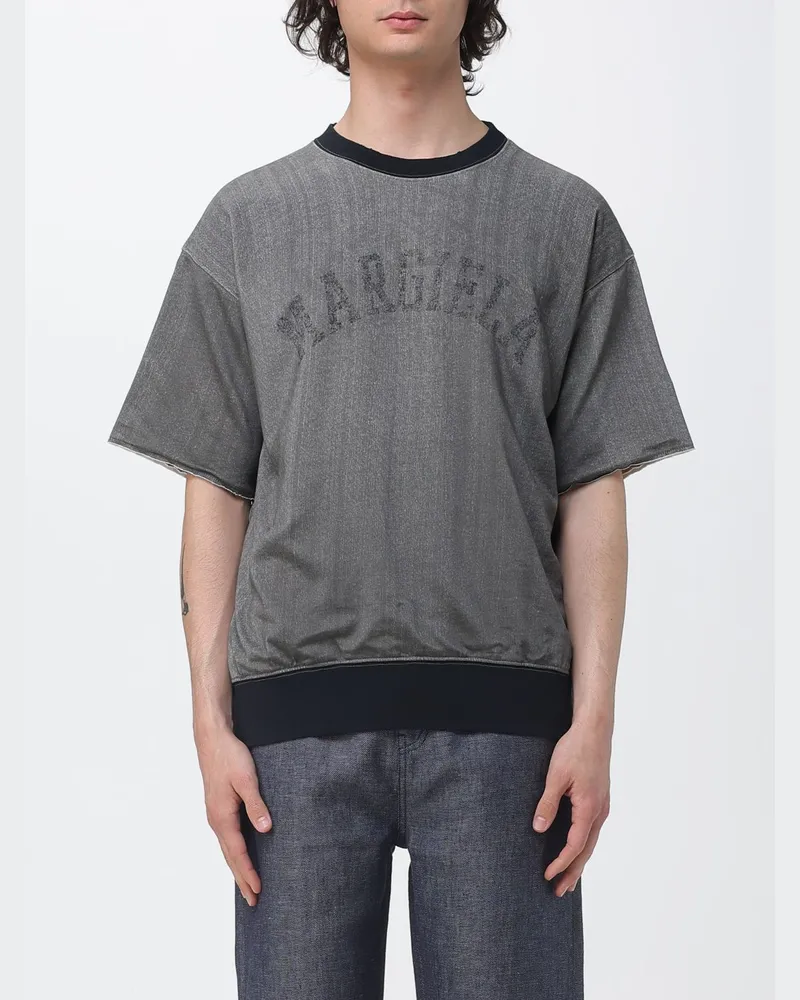 Maison Margiela Sweatshirt aus Viskosemischung Grau