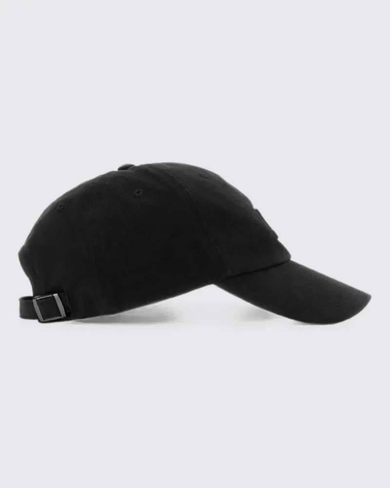 Jil Sander Baseballkappe aus Baumwolltwill mit gesticktem Logo Schwarz
