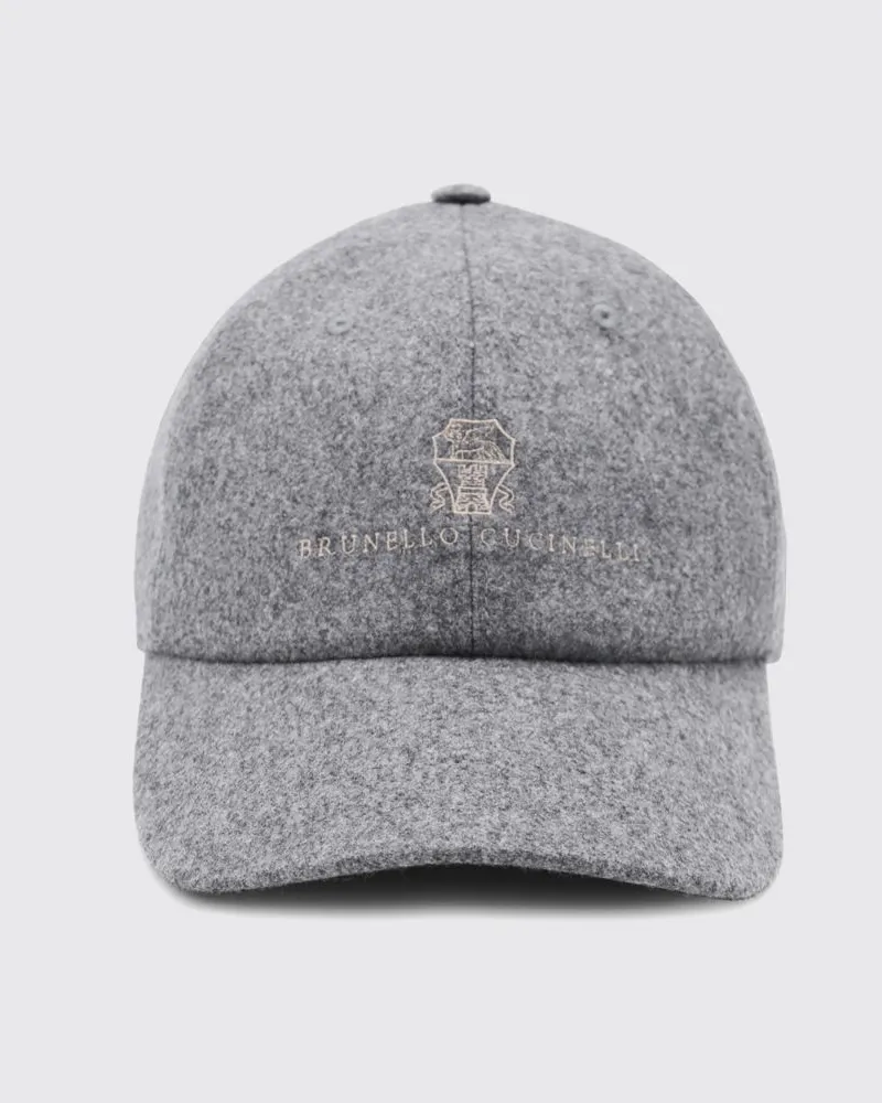 Brunello Cucinelli Hut herren Grau