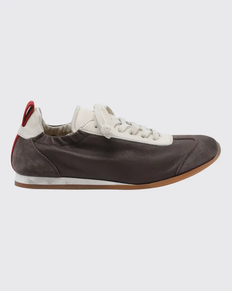 Uma Wang Ledersneaker Braun