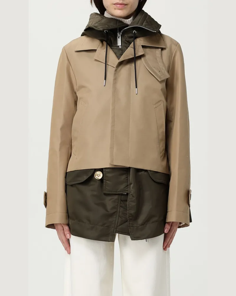 Sacai Jacke damen Beige