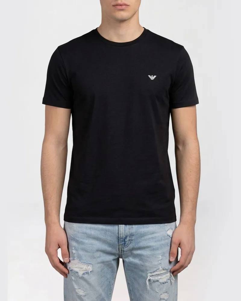 Emporio Armani T-shirt herren Schwarz