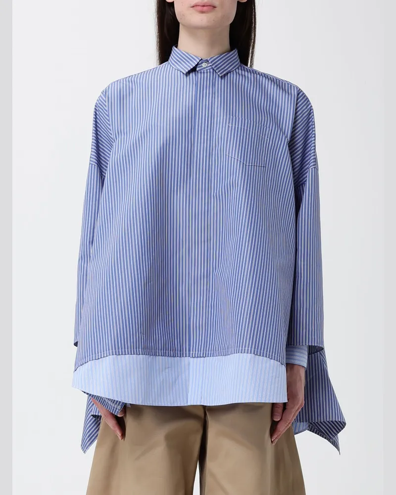 Sacai Hemdbluse damen Hellblau