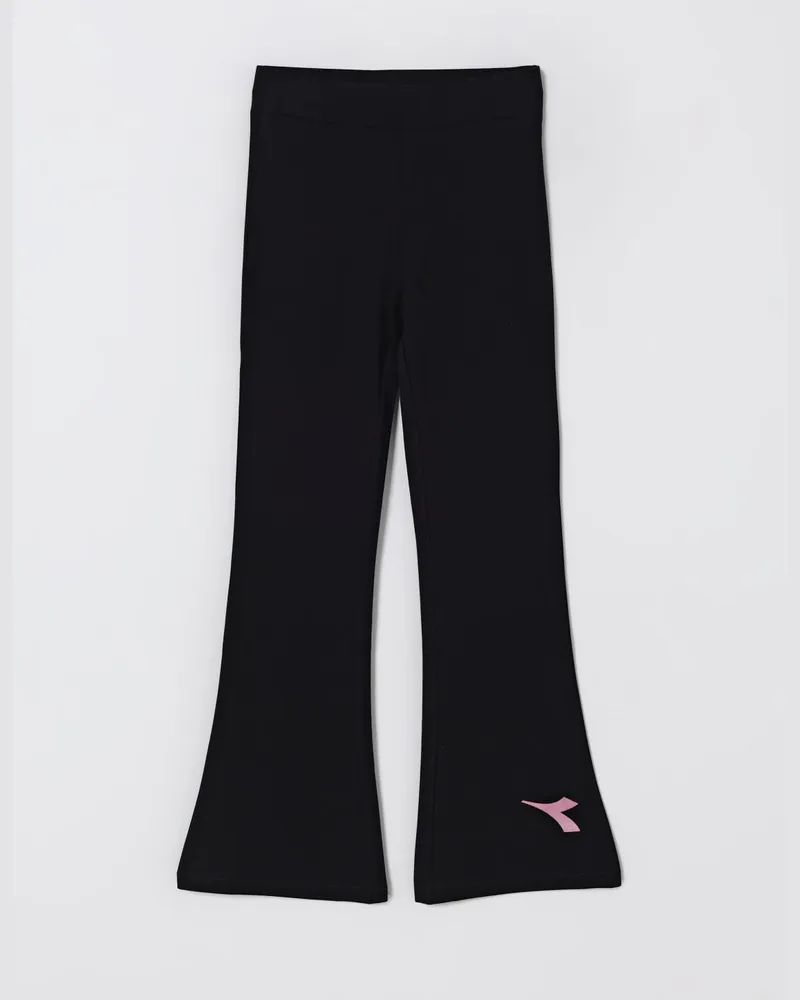 Diadora Hose kinder Schwarz