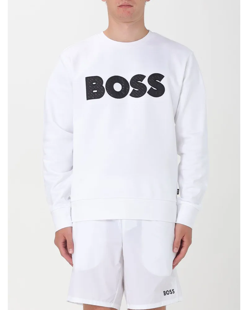 HUGO BOSS Sweatshirt herren Weiß