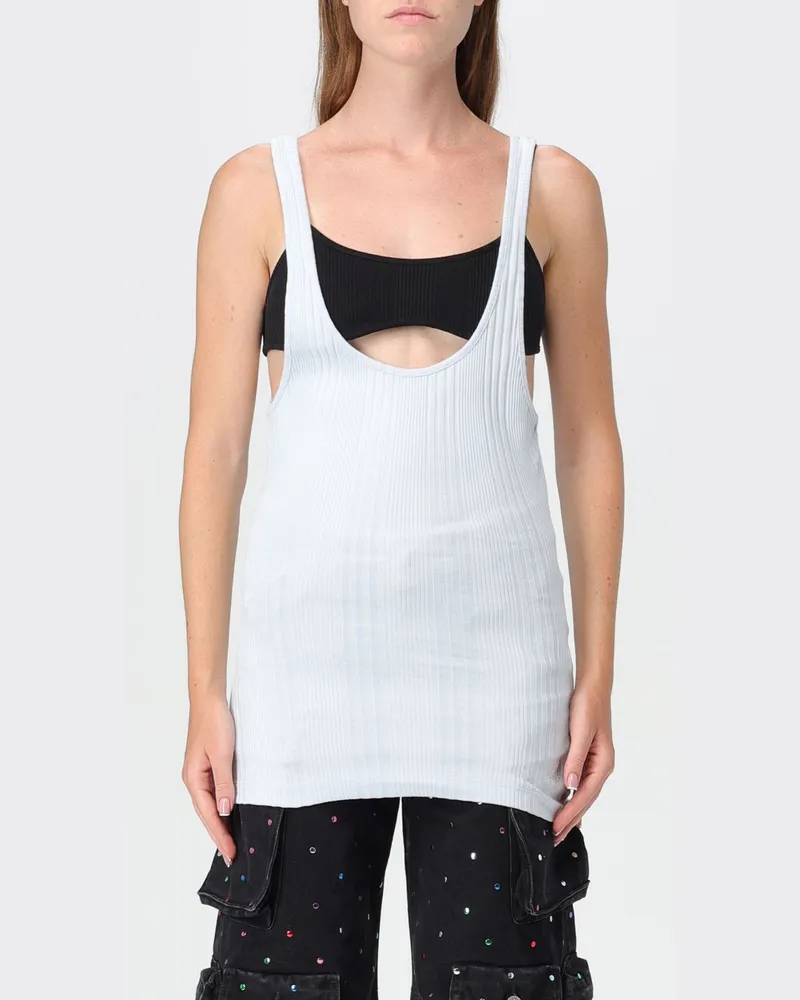 ATTICO Top damen Himmelblau