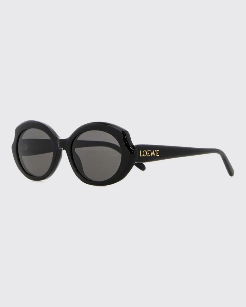 Loewe Cat-Eye-Sonnenbrille von aus rosa Acetat mit Schriftzug-Logo Bunt
