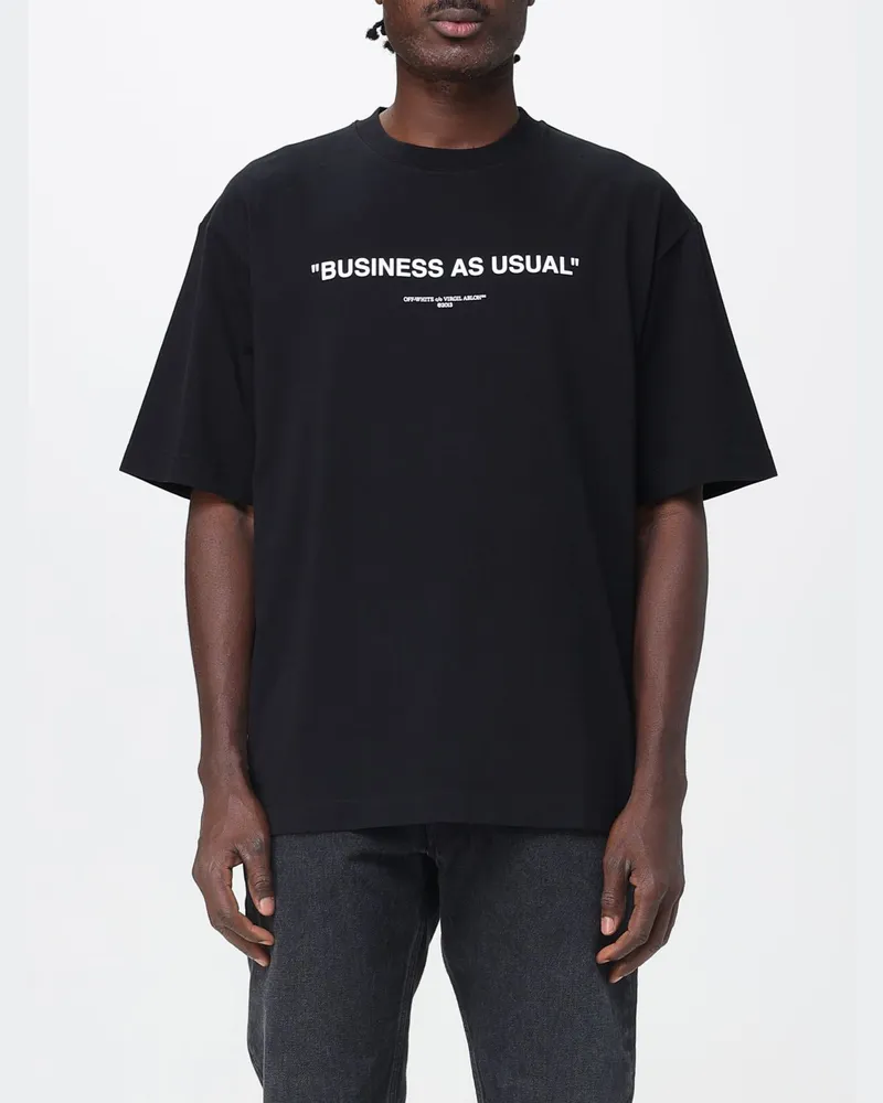OFF-WHITE T-shirt herren Schwarz