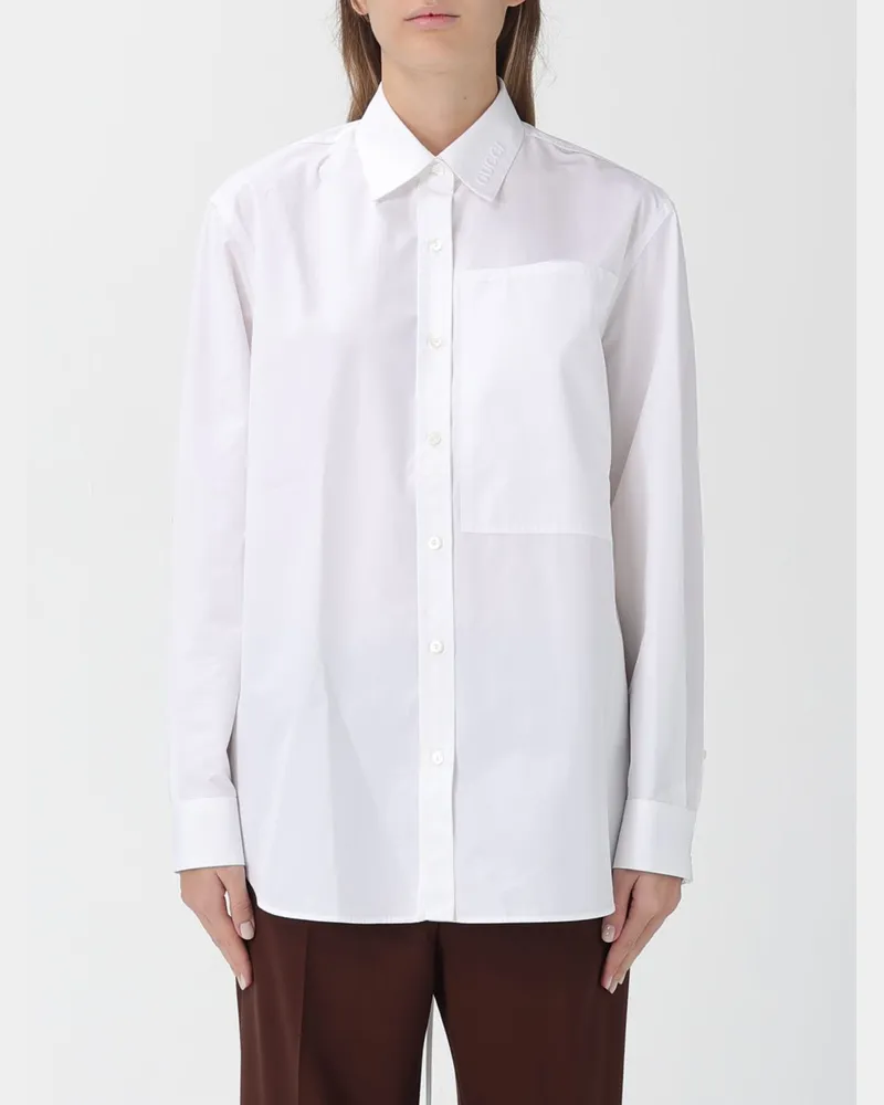 Gucci Hemdbluse damen Weiß