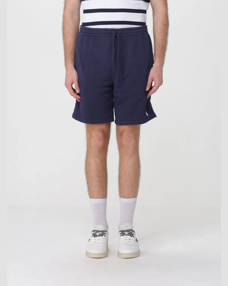 Ralph Lauren Jogging-Shorts aus Baumwolle mit elastischem Kordelzugbund Navy