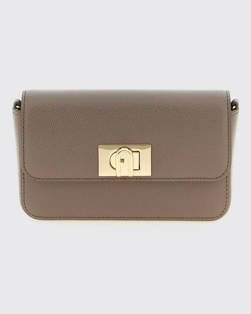 Furla Schultertasche damen Grau