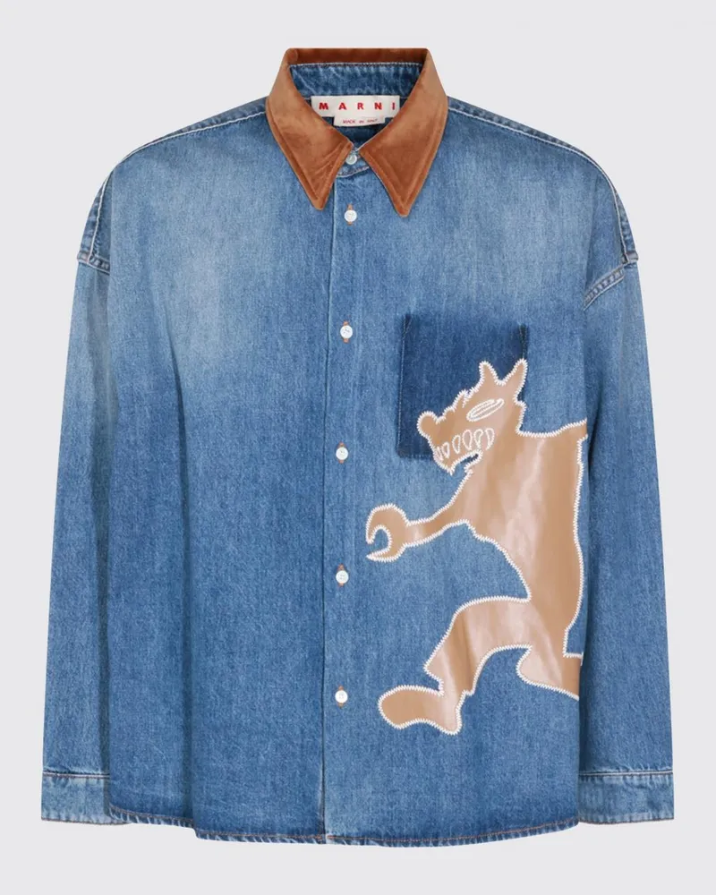 Marni Hemd herren Blau