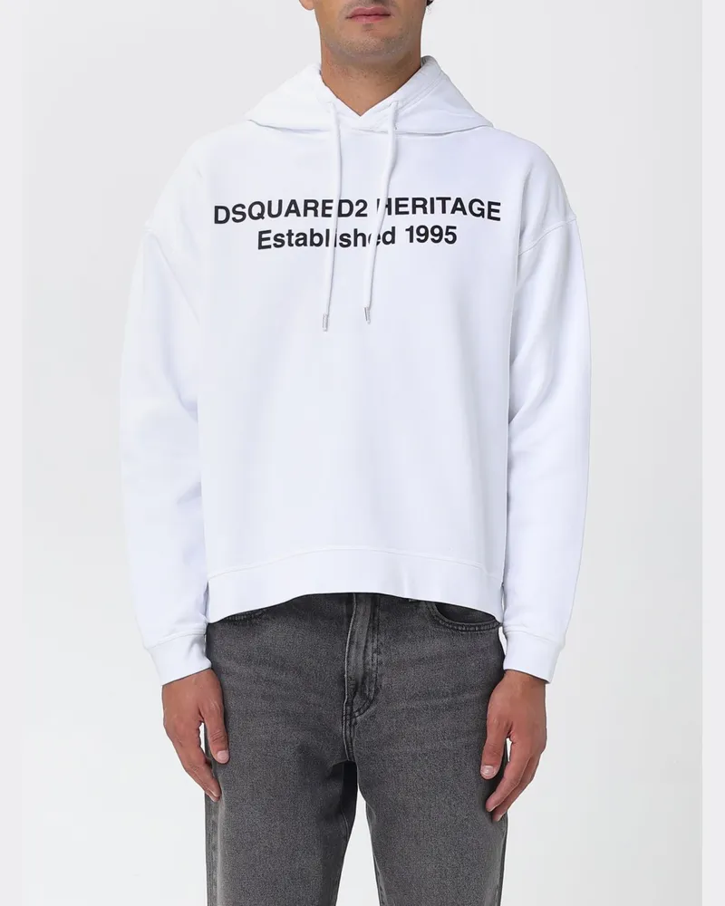 Dsquared2 Sweatshirt herren Weiß
