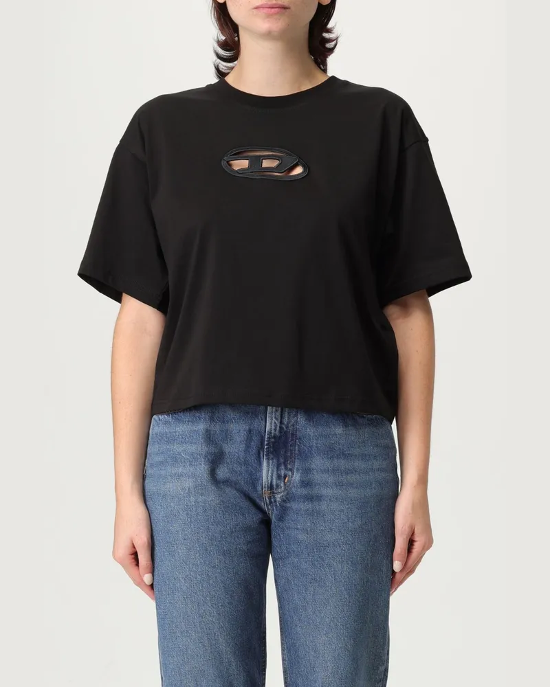 Diesel T-shirt damen Schwarz
